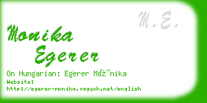 monika egerer business card